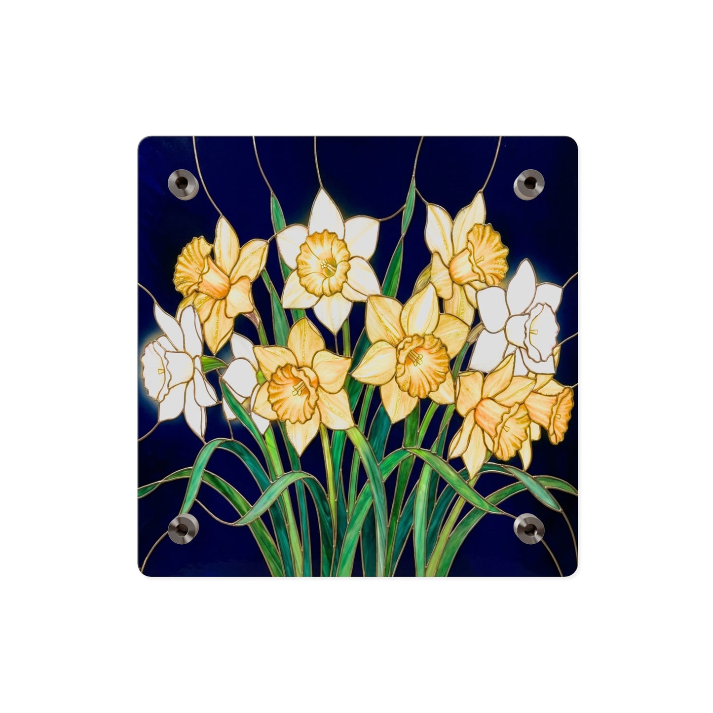 Daffodil Floral Acrylic Wall Art Panel - 14601