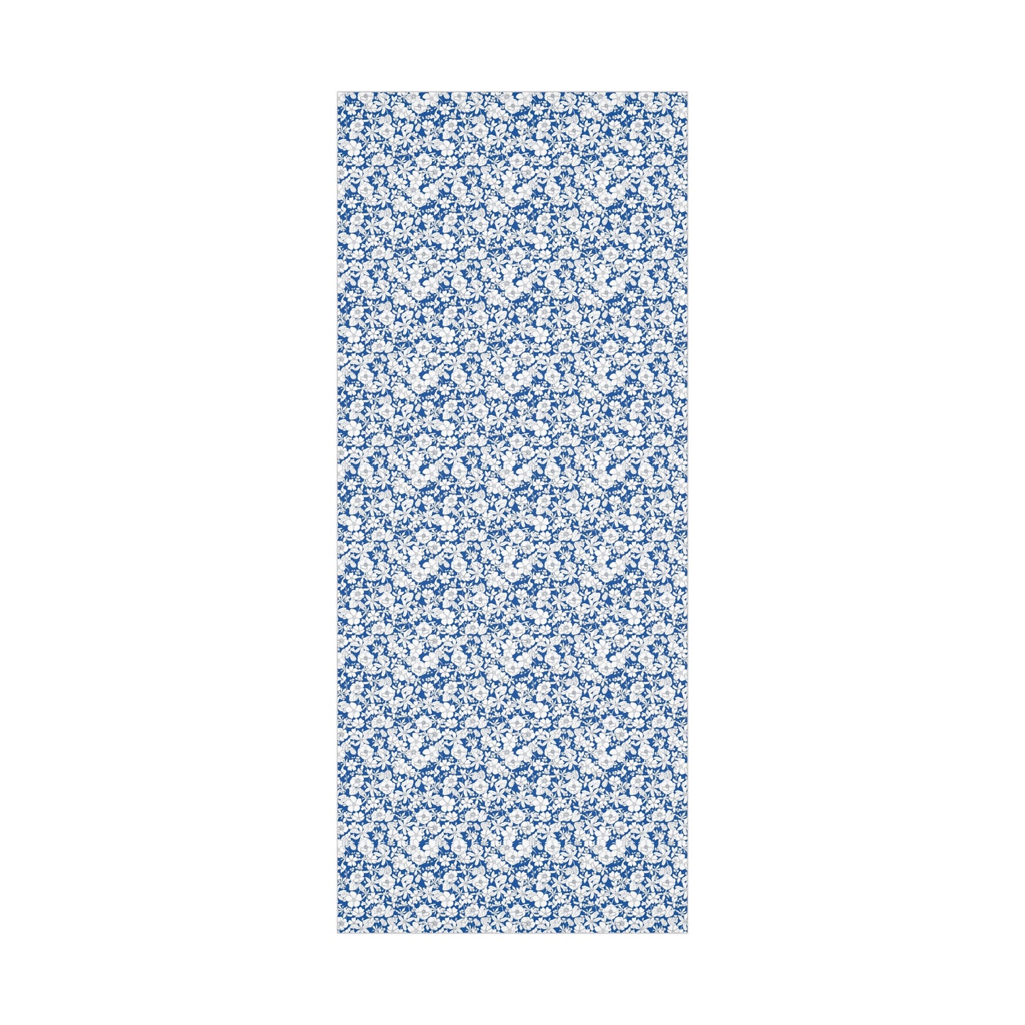 Vintage Blue, White Flowers - Gift Wrap Papers - 10255