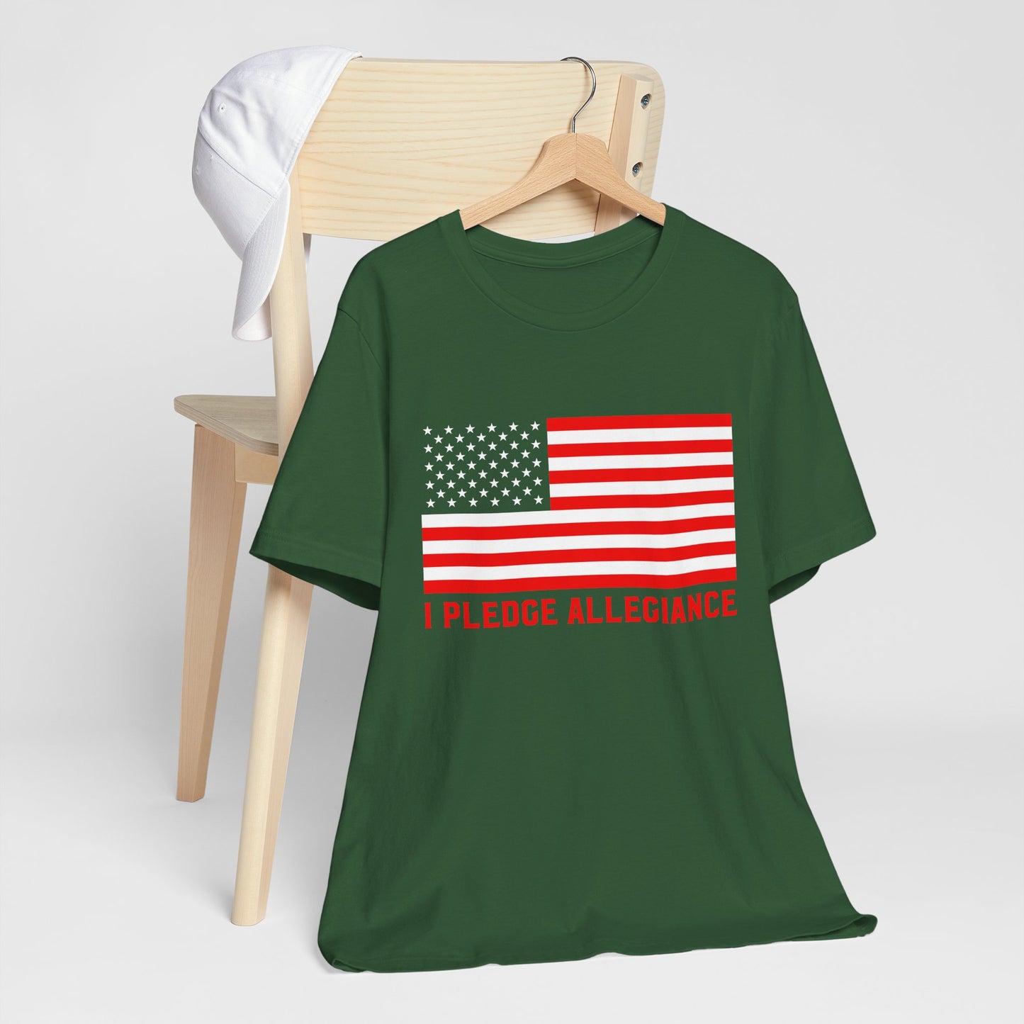Patriotic Pledge Tee, Unisex T-Shirt for Celebrating Freedom, Independence Day Shirt Gift for Patriots - 13697