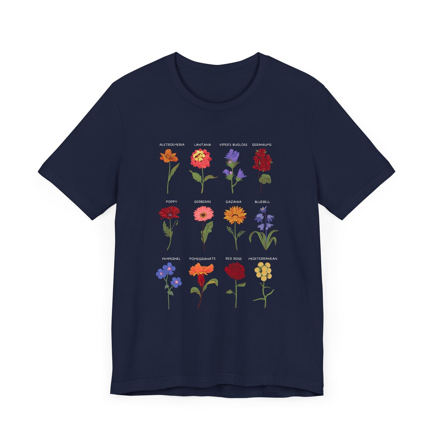 Summer Flowers - Unisex Jersey Short Sleeve Tee - 11568