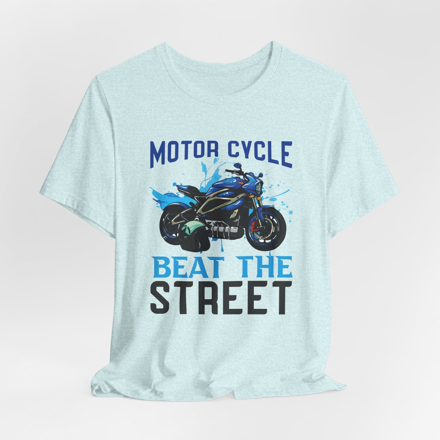 Motorcycle, Beat The Street - Unisex Jersey Short Sleeve Tee