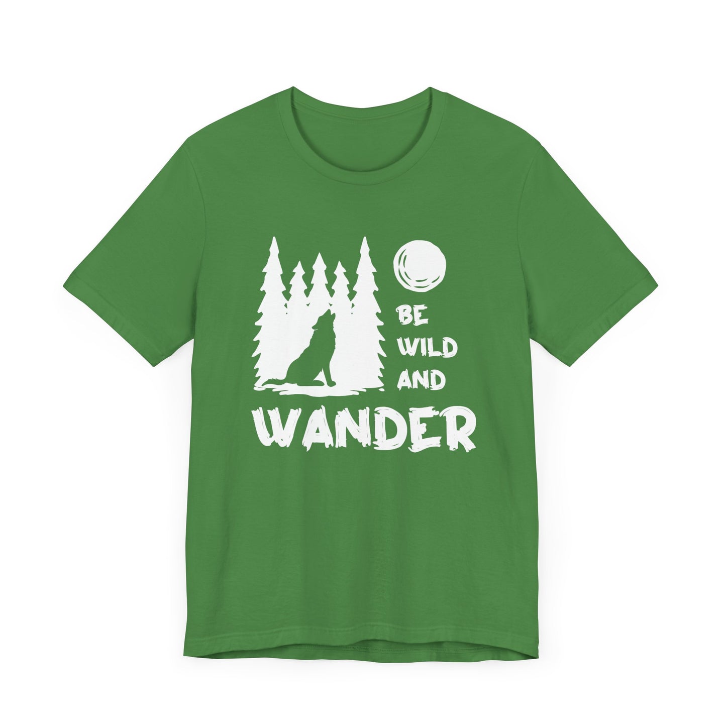 Camping: Be Wild & Wander - Unisex Jersey Short Sleeve Tee - 12632