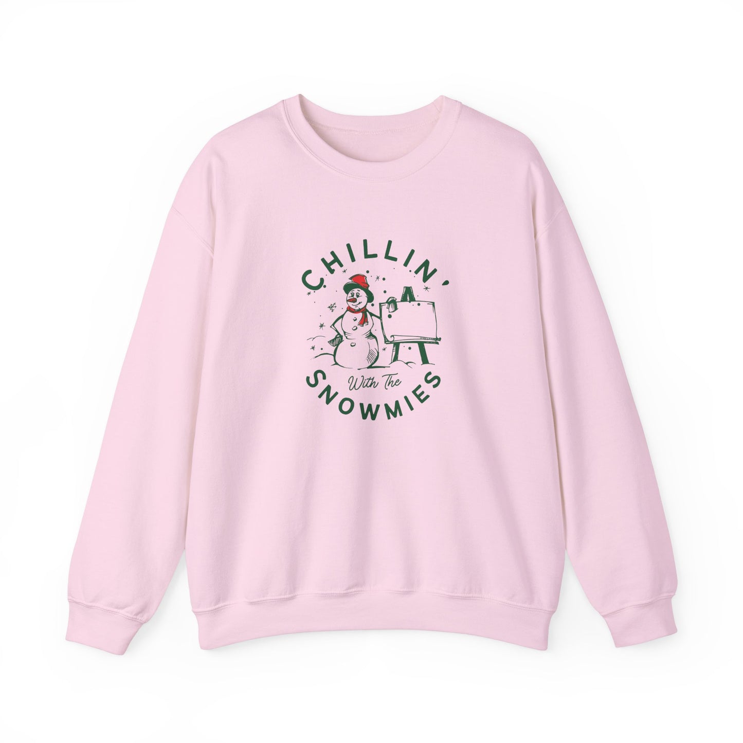 Chillin' With Snowmies - Unisex Heavy Blend™ Crewneck Sweatshirt - 10525