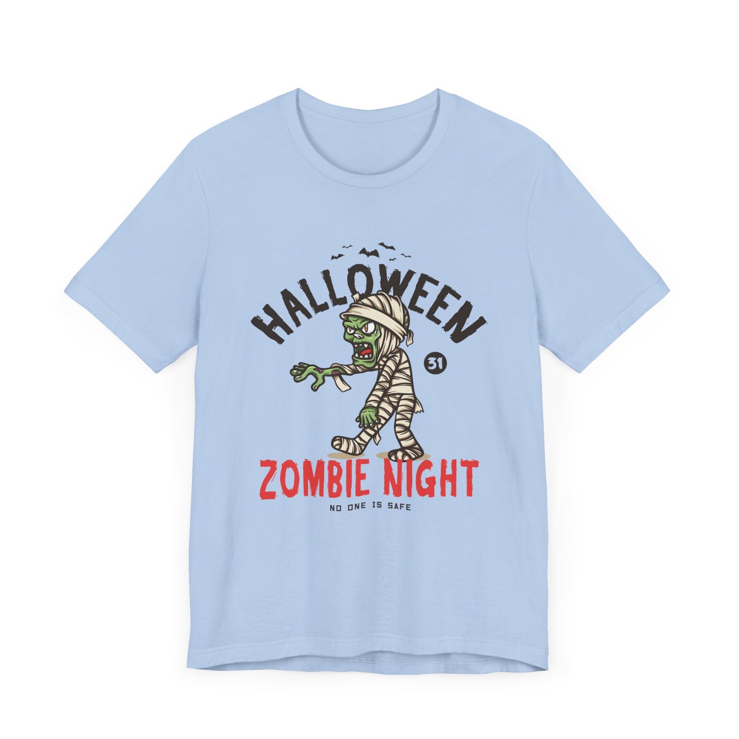 Halloween, Zombie Night - Unisex Jersey Short Sleeve Tee