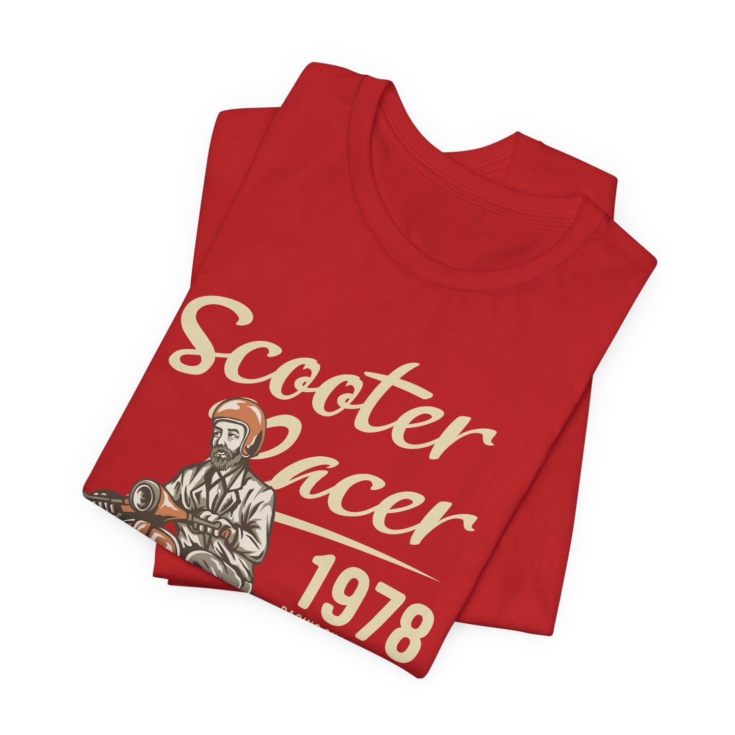 Scooter Racer - Unisex Jersey Short Sleeve Tee - 13376