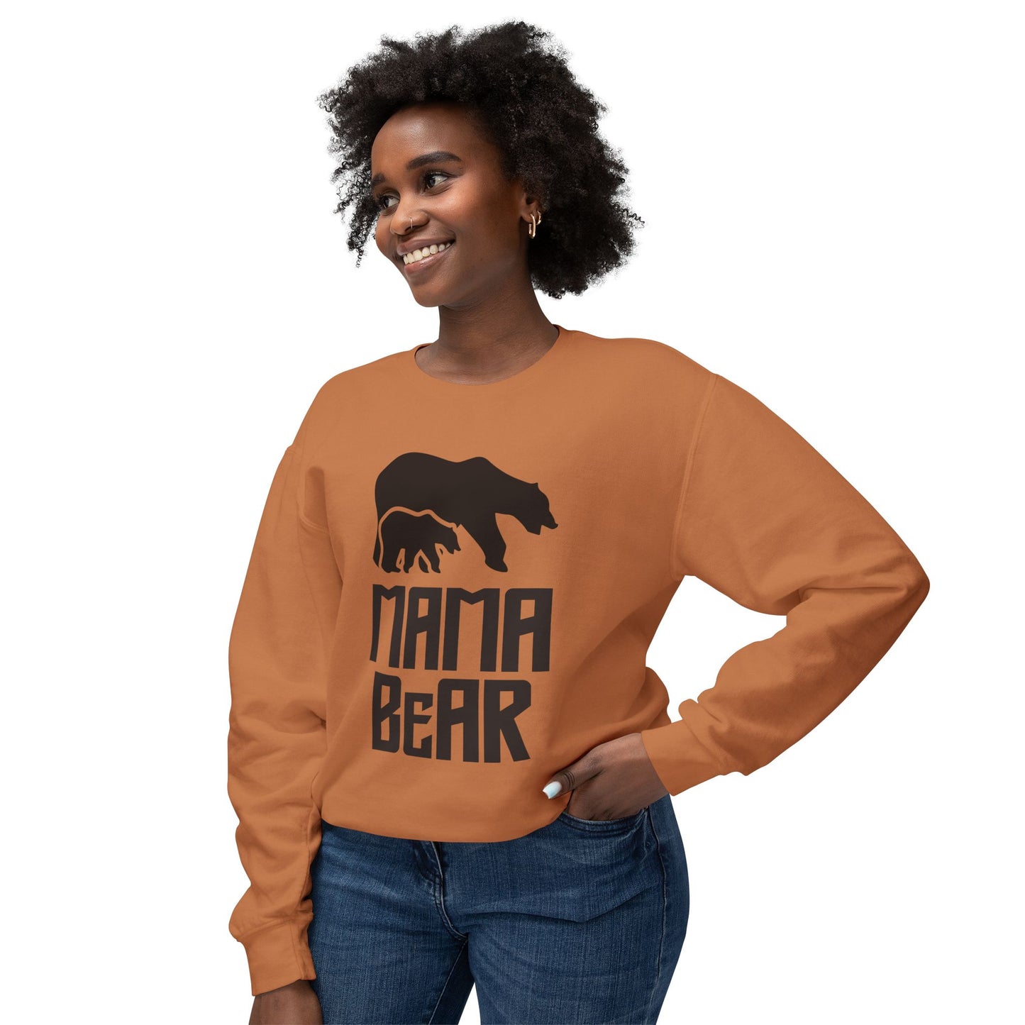 Mama Bear - Unisex Lightweight Crewneck Sweatshirt - 11666