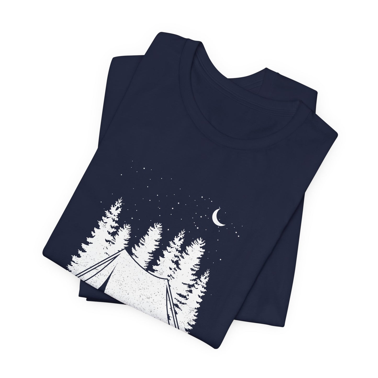 Camping: Social Distance - Unisex Jersey Short Sleeve Tee