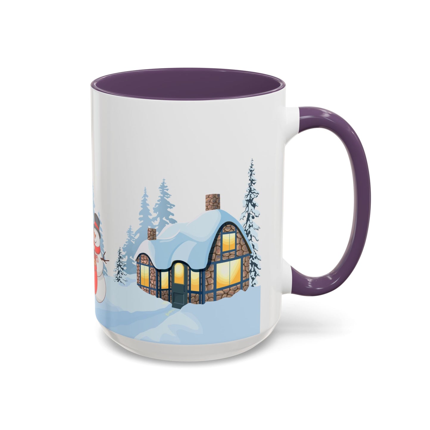 Outdoor Christmas Party - Accent Coffee Mug (11, 15oz) - 10454