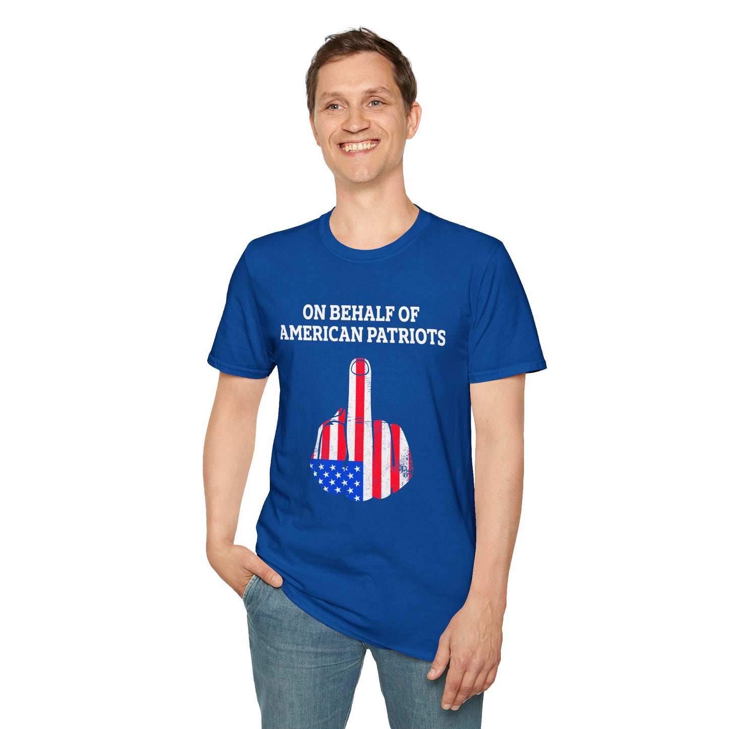 Patriotic Graphic Tee, Funny T-Shirt for Freedom Lovers, Gift for Veterans, Independence Day Wear, Casual Everyday Style - 13653