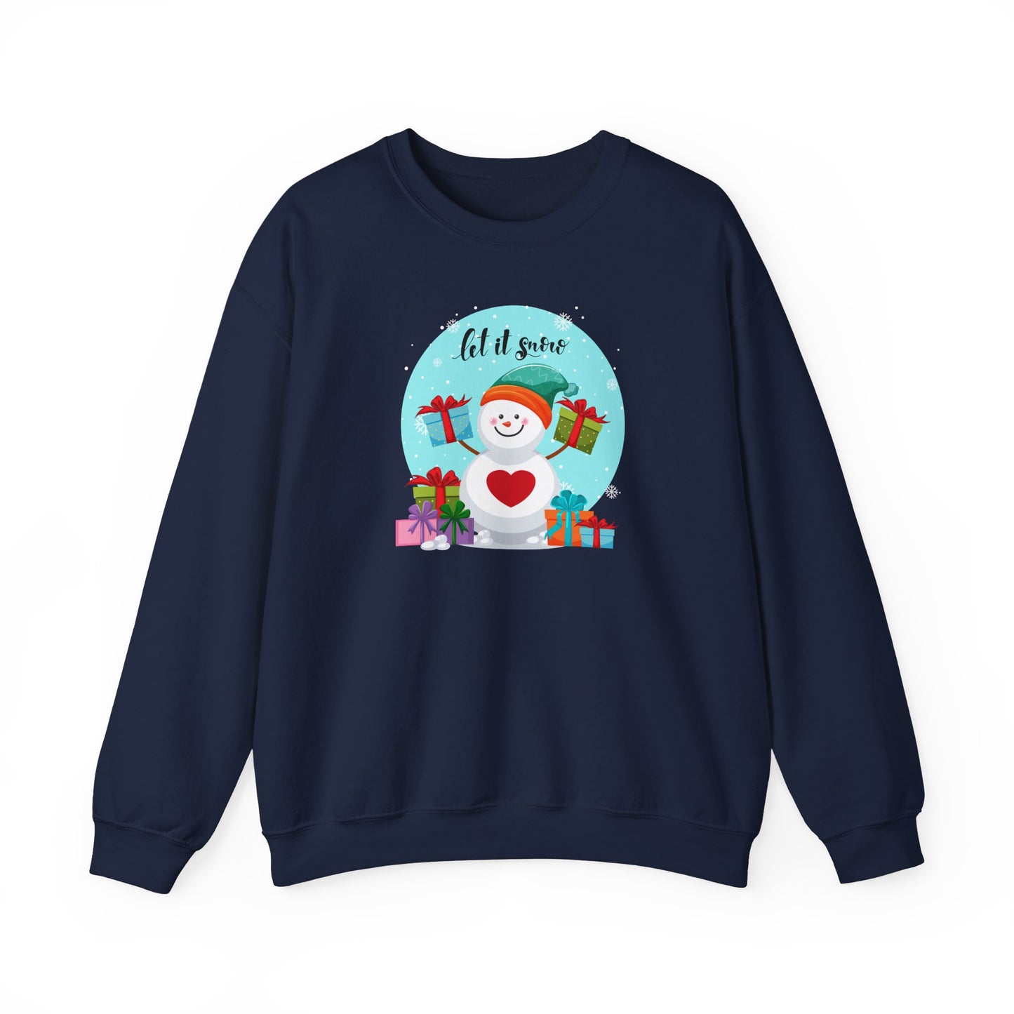 Santa, Let It snow - Unisex Heavy Blend™ Crewneck Sweatshirt - 10009