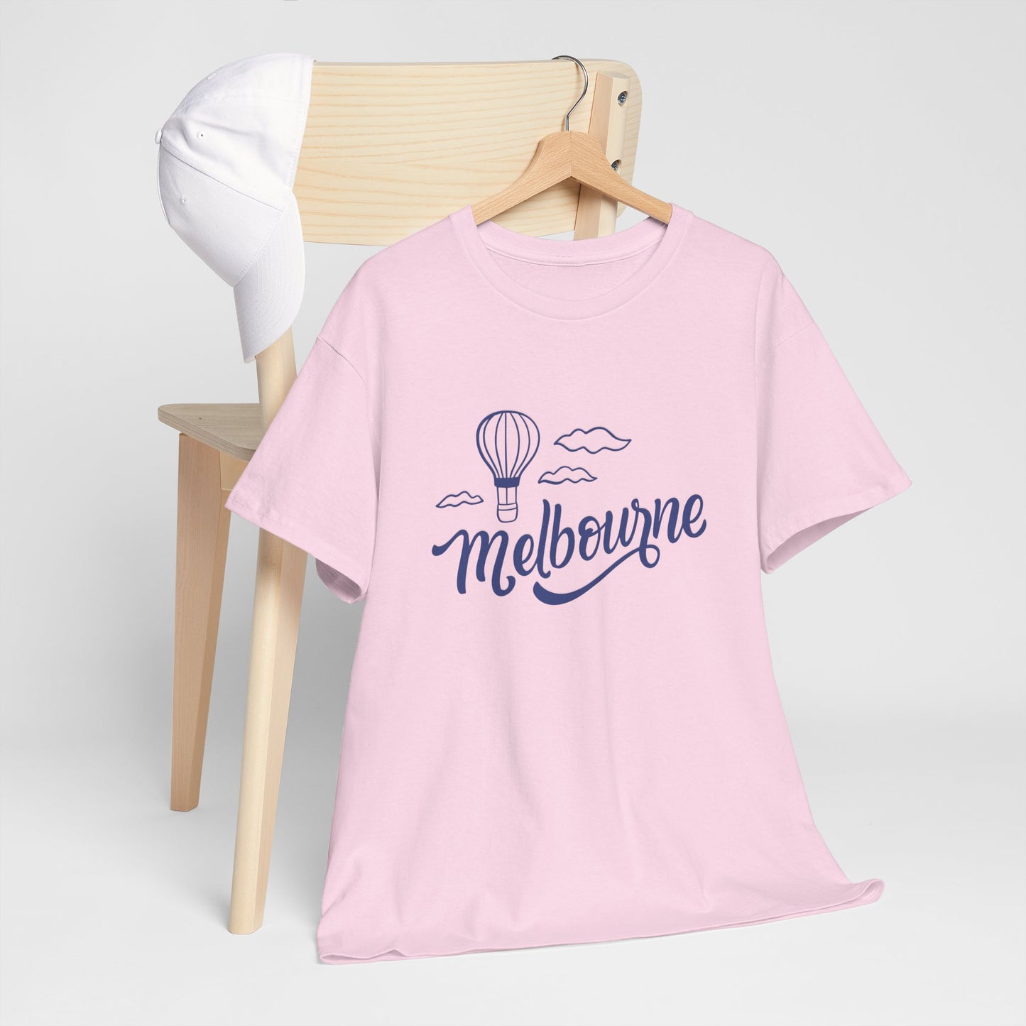 Melbourne Hot Air Balloon Unisex Heavy Cotton Tee - 12142