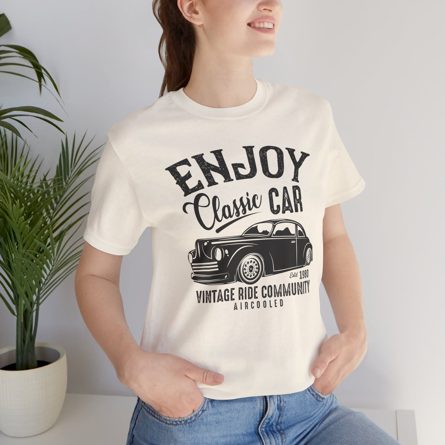 Enjoy Classic Car - Unisex Jersey Short Sleeve Tee - 12607