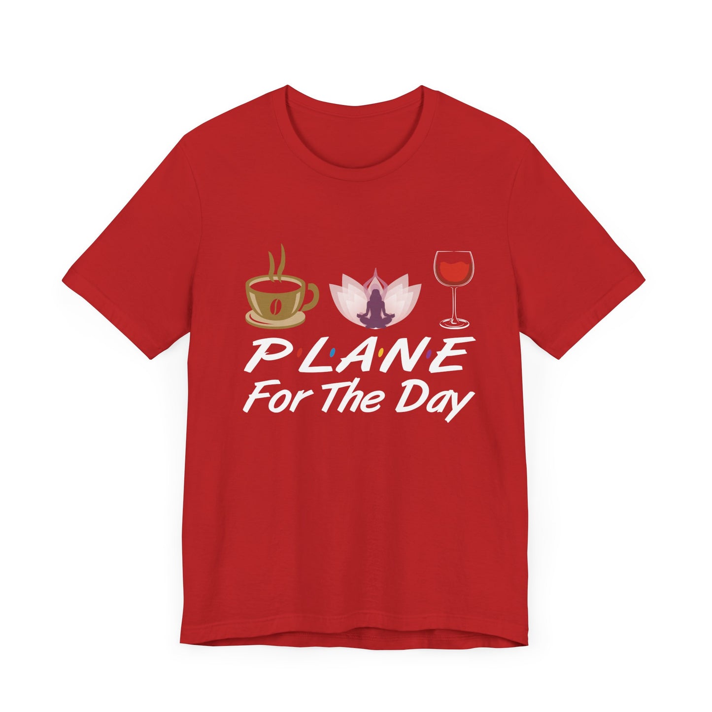 Yoga: Plane For The Day - Unisex Jersey Short Sleeve Tee