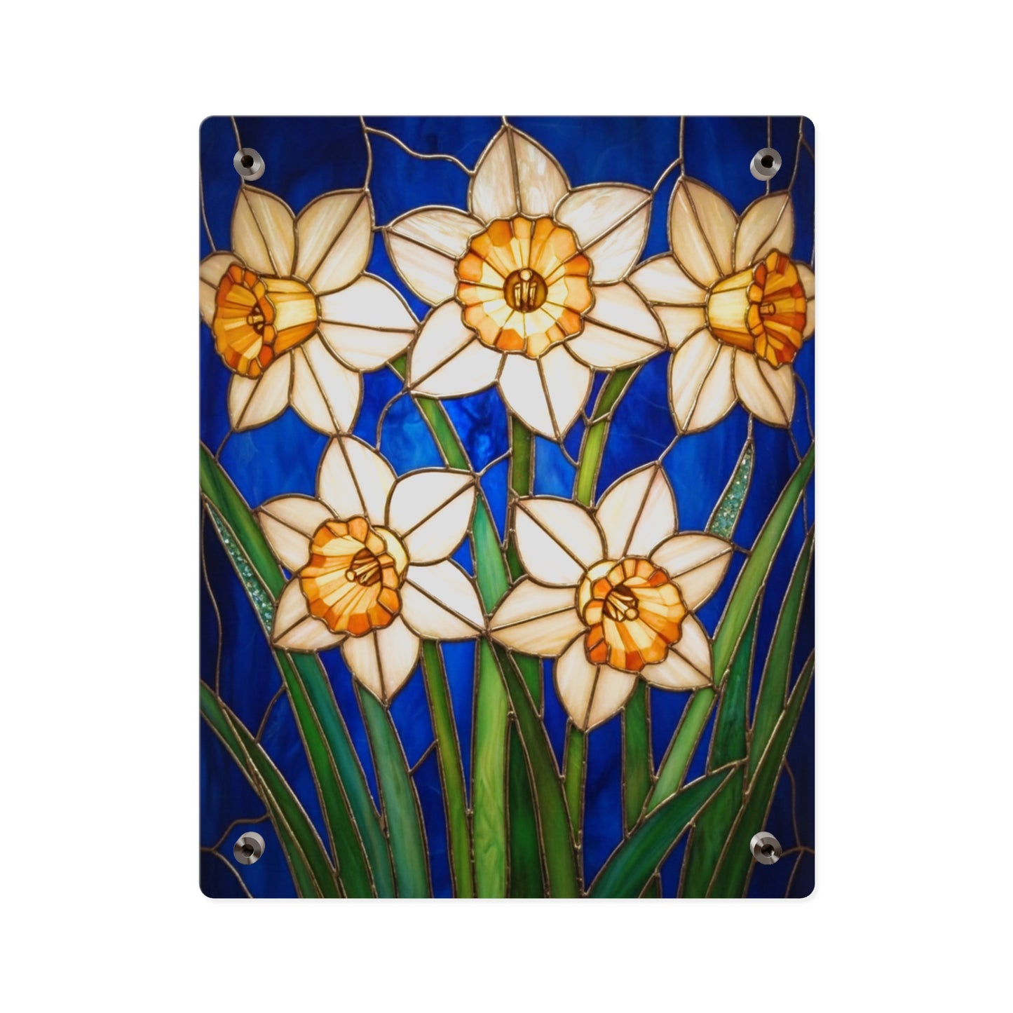 Daffodil Floral Acrylic Wall Art Panel - 14601