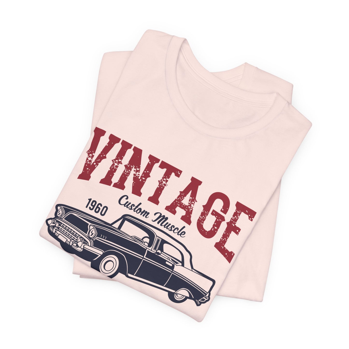 Vintage Custom Muscle, Original Classic - Unisex Jersey Short Sleeve Tee - 12612
