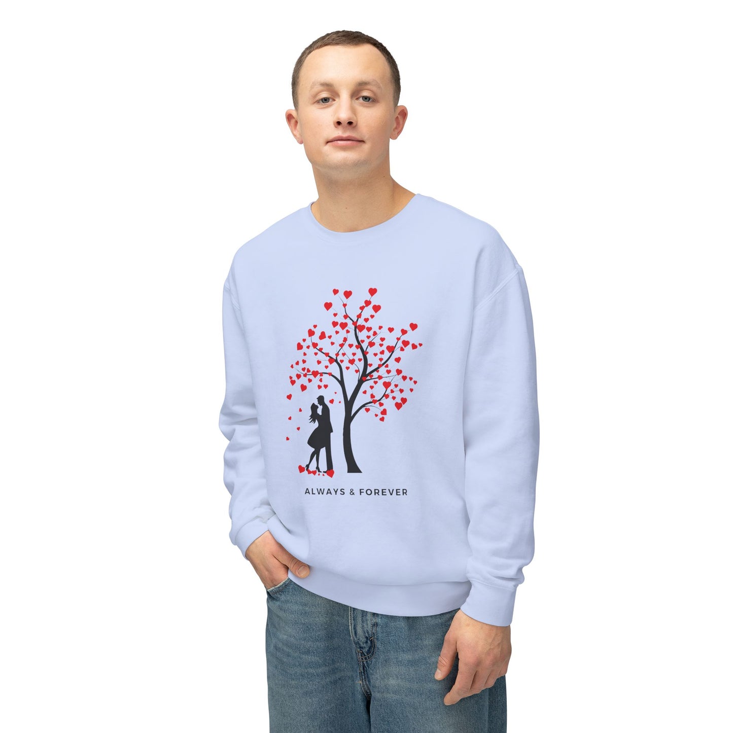 Always & Forever - Unisex Lightweight Crewneck Sweatshirt - 11553