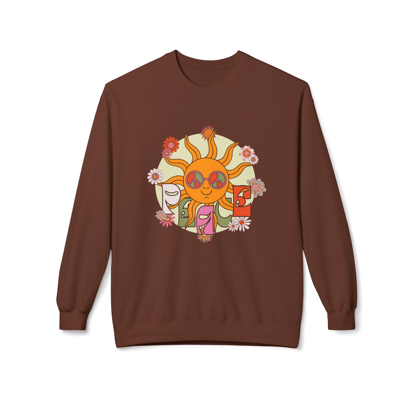 Summer, Peace - Unisex Midweight Softstyle Fleece Crewneck Sweatshirt - 11688