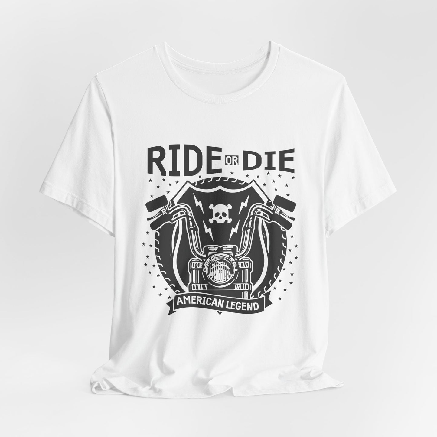 Ride or Die, American Legend - Unisex Jersey Short Sleeve Tee - 13261