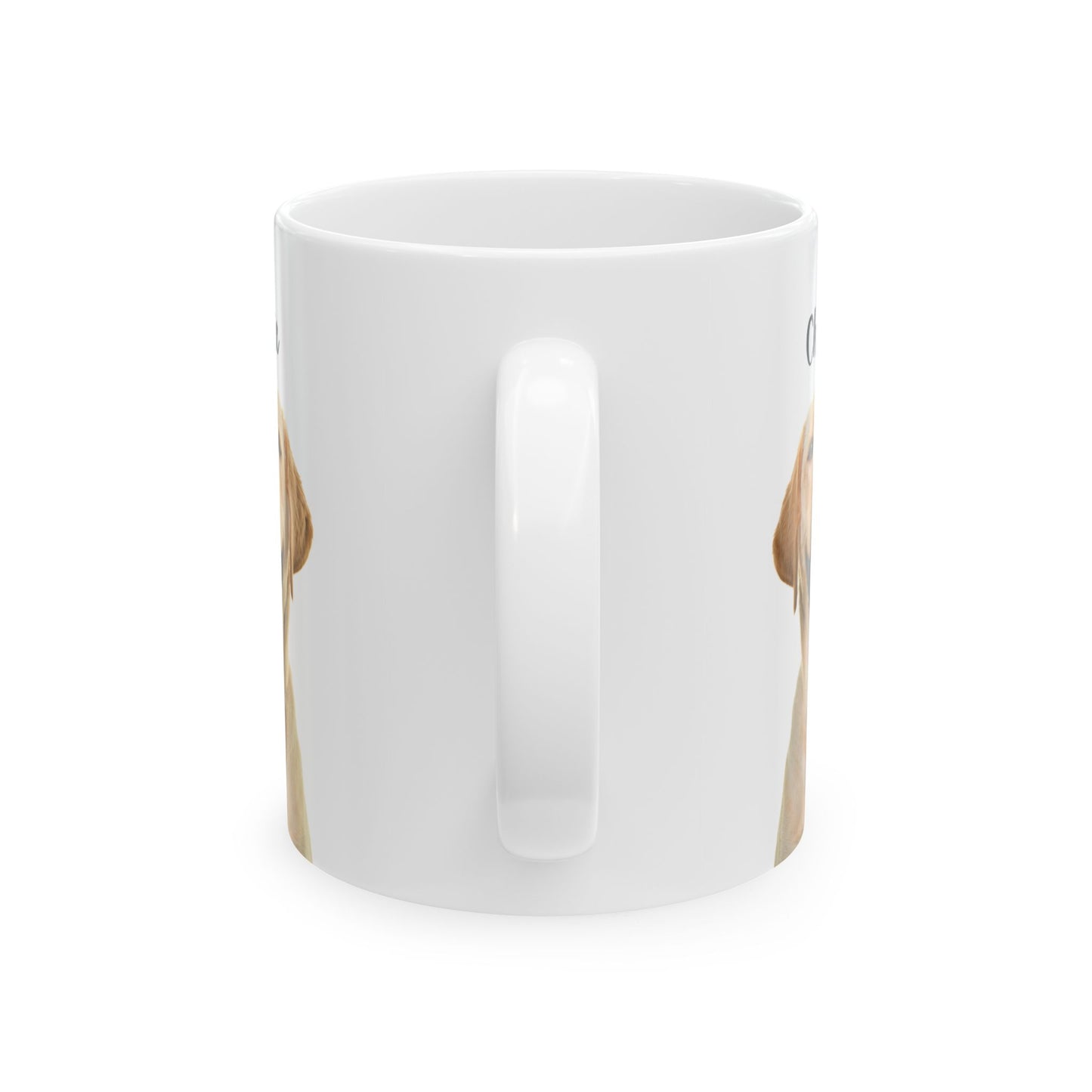 Dog Lover's Ceramic Mug, Dog-Themed Coffee Mug, Present for Pet Owners, Cute Dog Gift, Animal Lover's Kitchenware - 14157