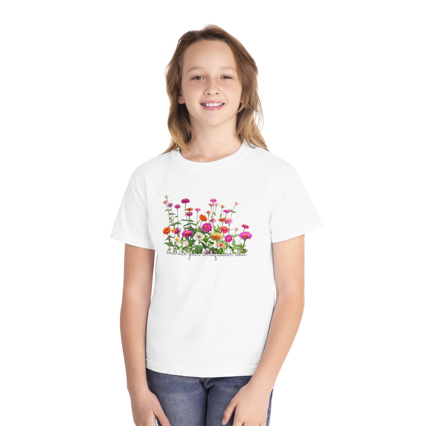 Youth Midweight Tee for Girls