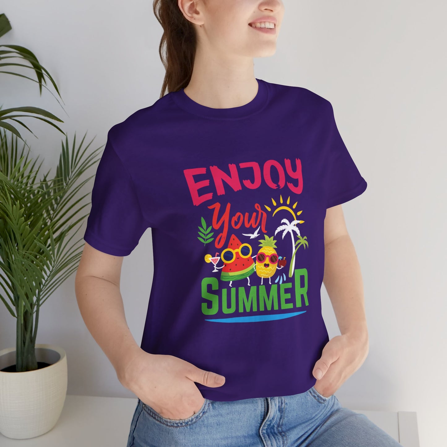 Enjoy Your Summer - Unisex Jersey Short Sleeve Tee