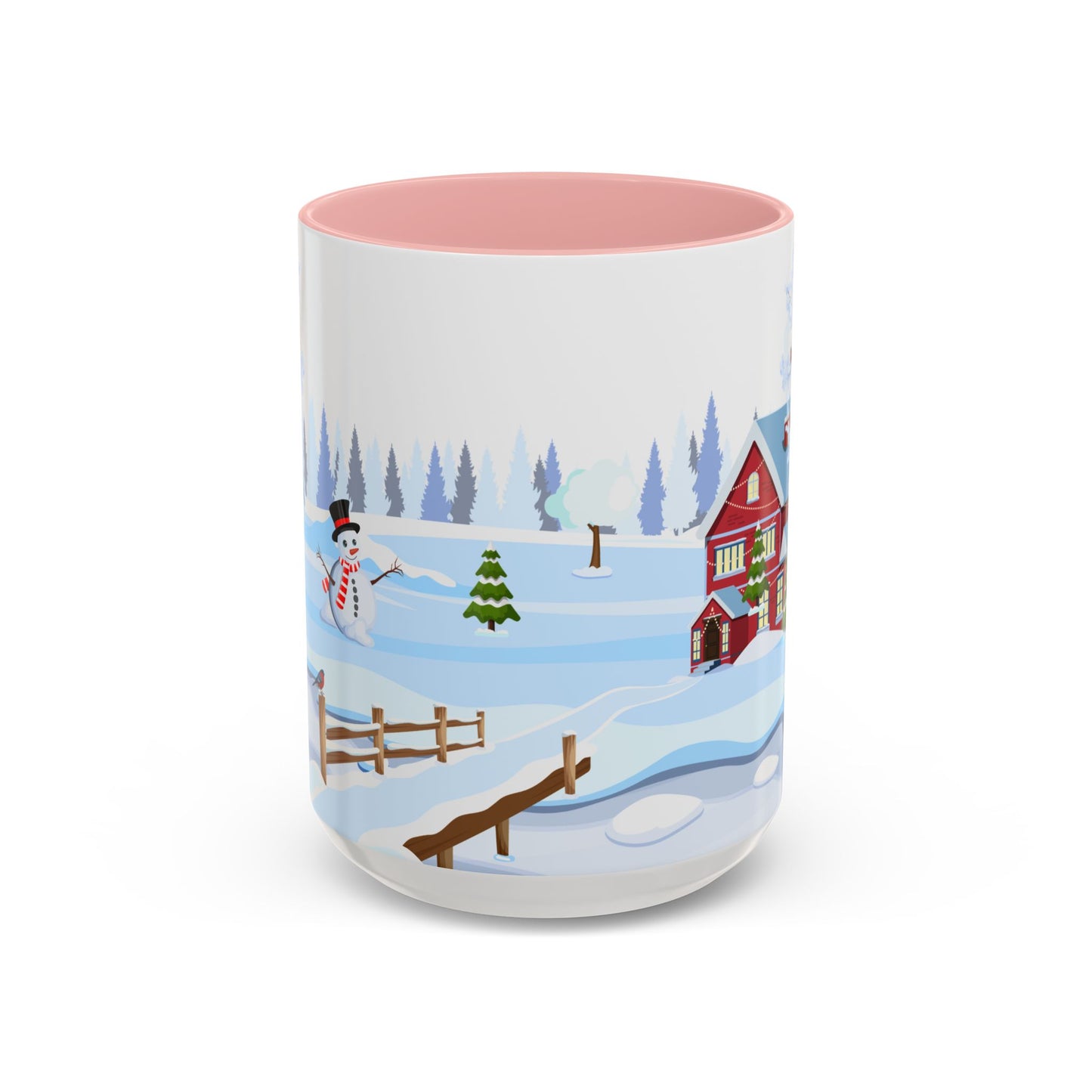 Winter Day Outside - Accent Coffee Mug (11, 15oz) - 10453