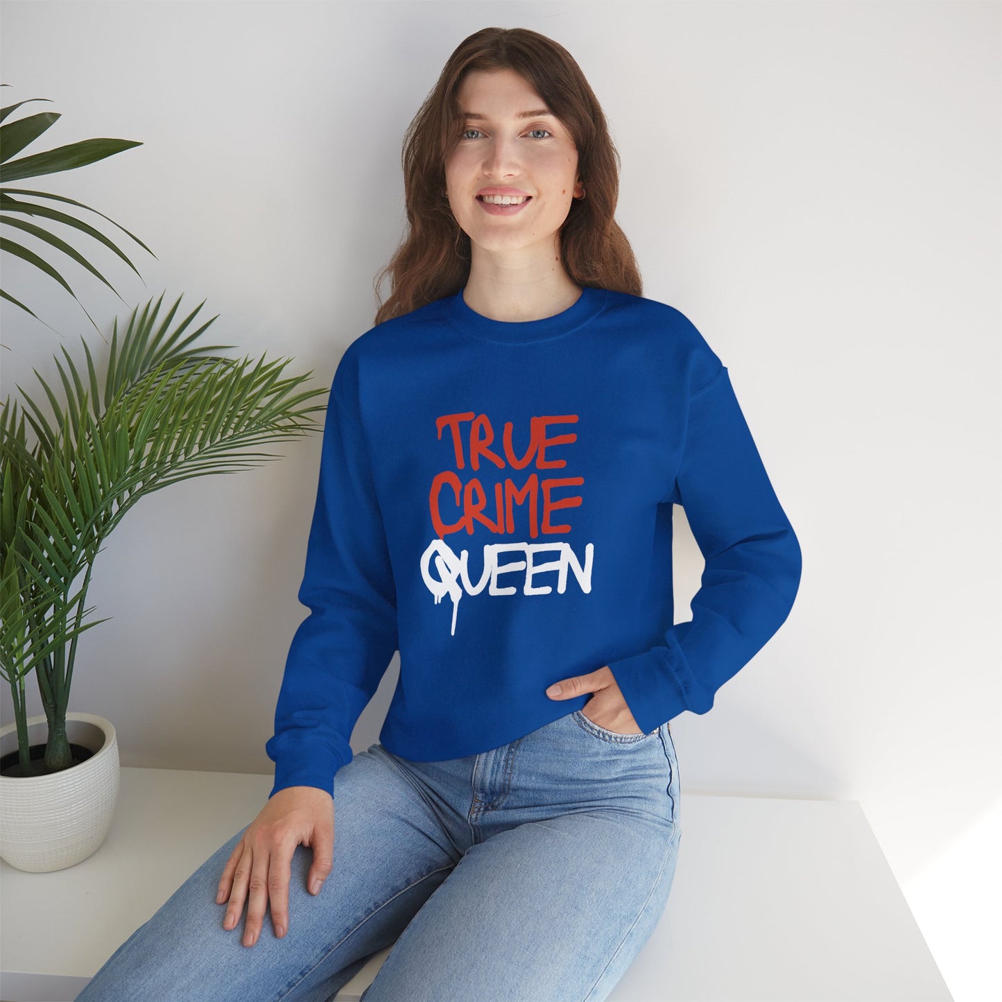 True Crime Queen - Unisex Heavy Blend™ Crewneck Sweatshirt