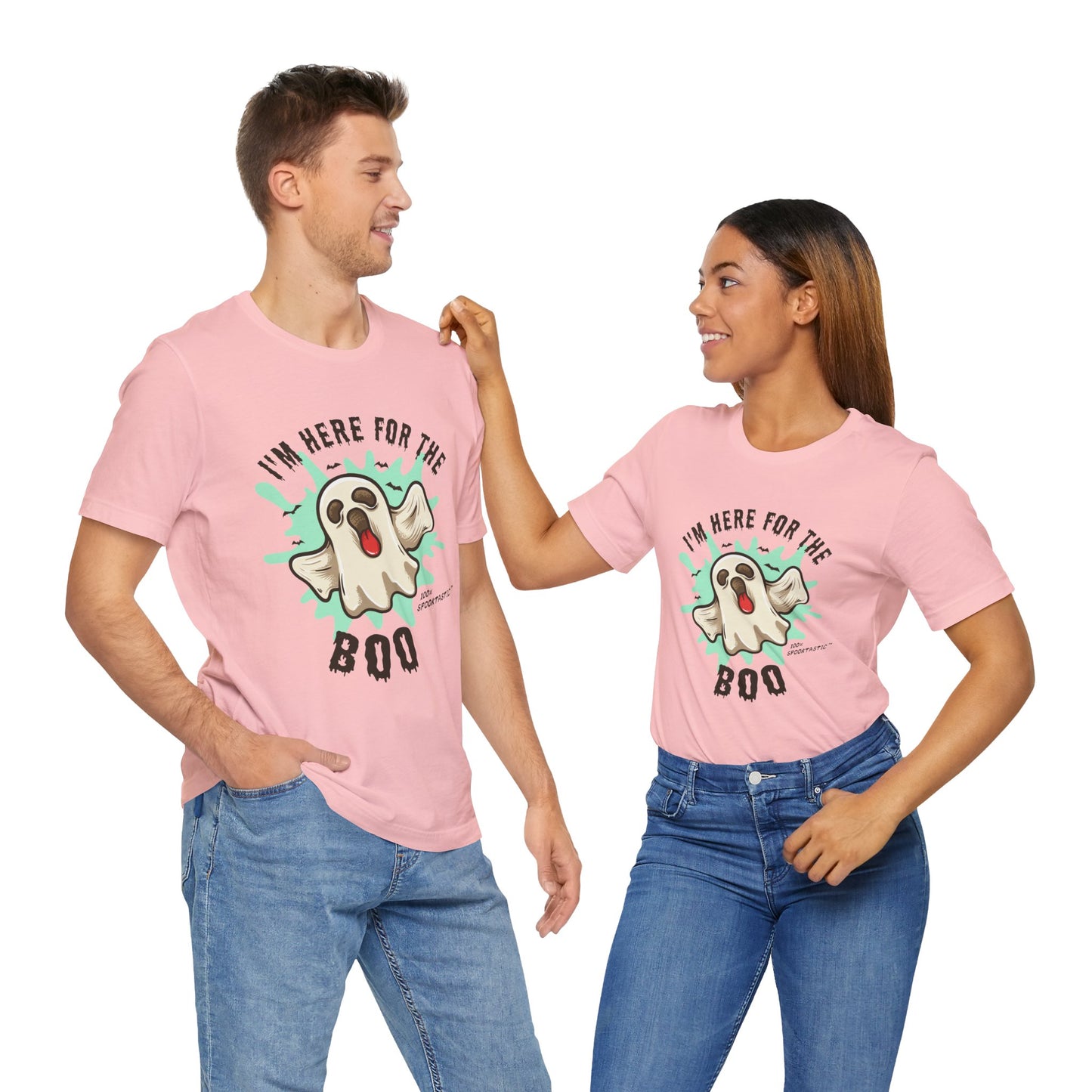 Halloween: I'm Here For The Boo - Unisex Jersey Short Sleeve Tee - 12941