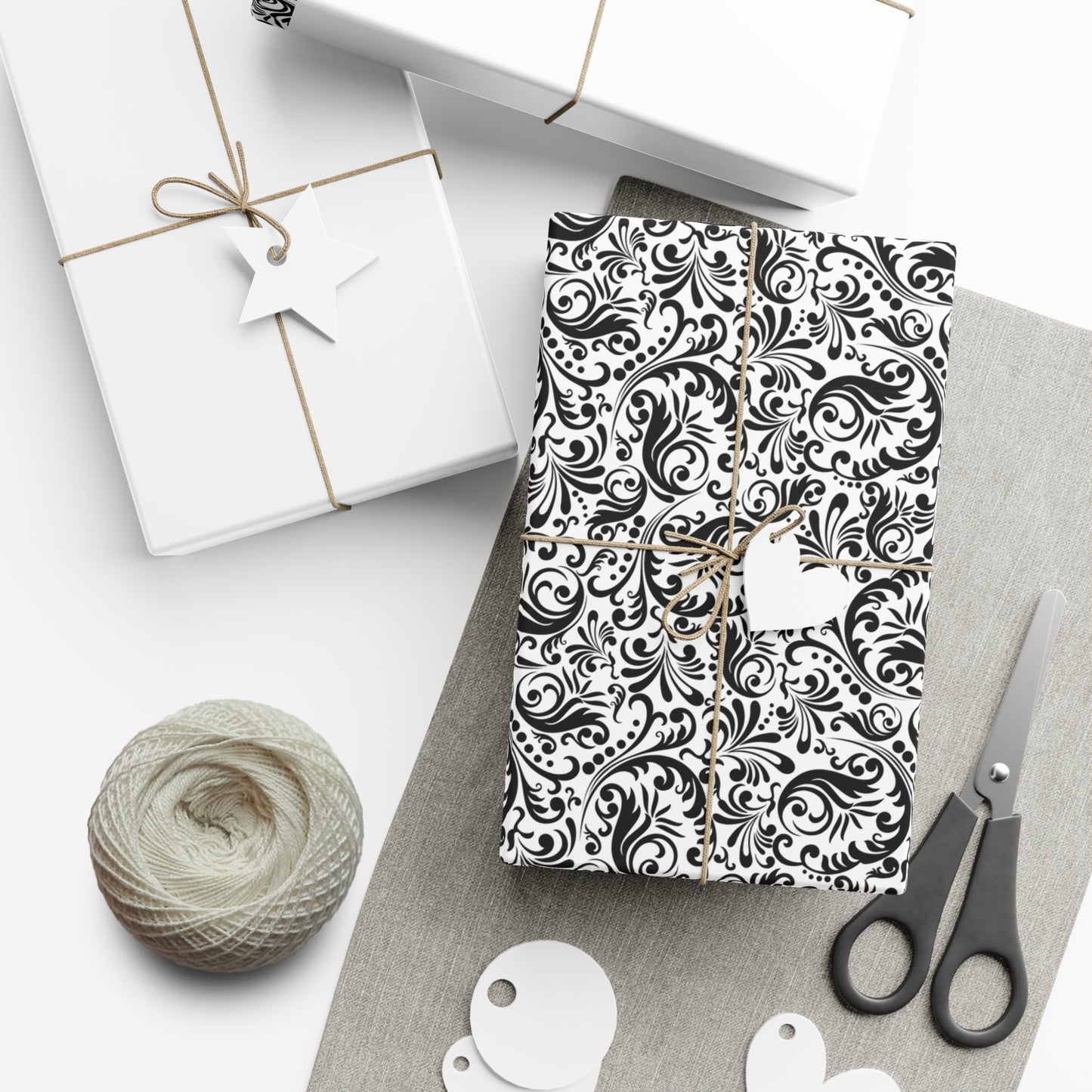 Black Pattern - Gift Wrap Papers - 10296