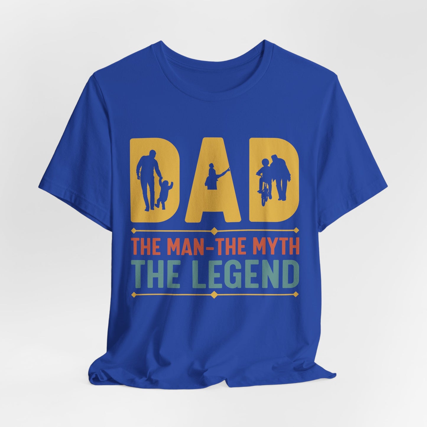 Dad, The Man, The Myth, The Legend - Unisex Jersey Short Sleeve Tee - 13728