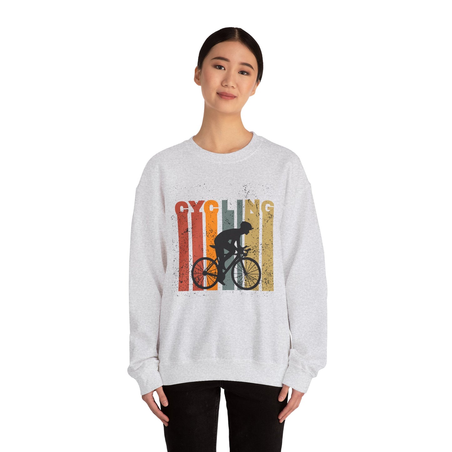 Cycling - Unisex Heavy Blend™ Crewneck Sweatshirt - 10679