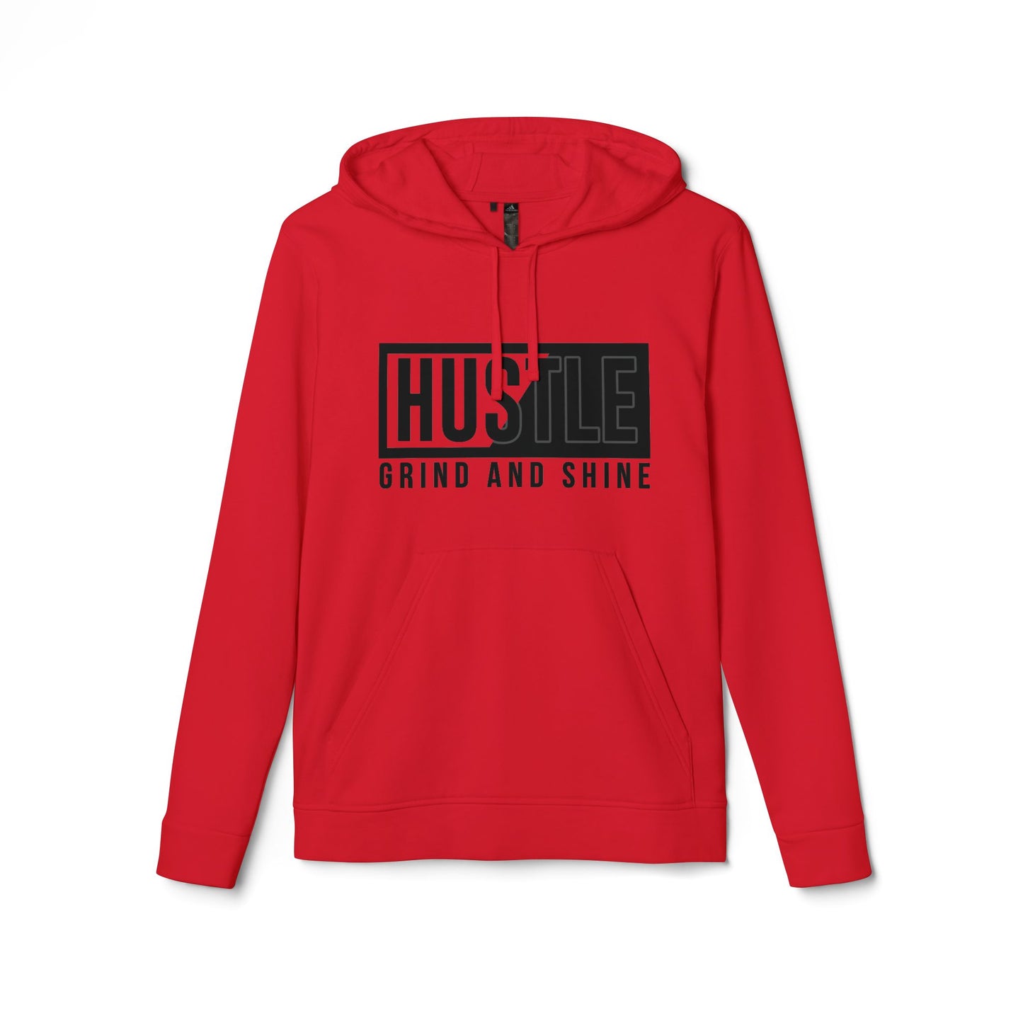 Hustle, Grind And Shine - Adidas Unisex Fleece Hoodie