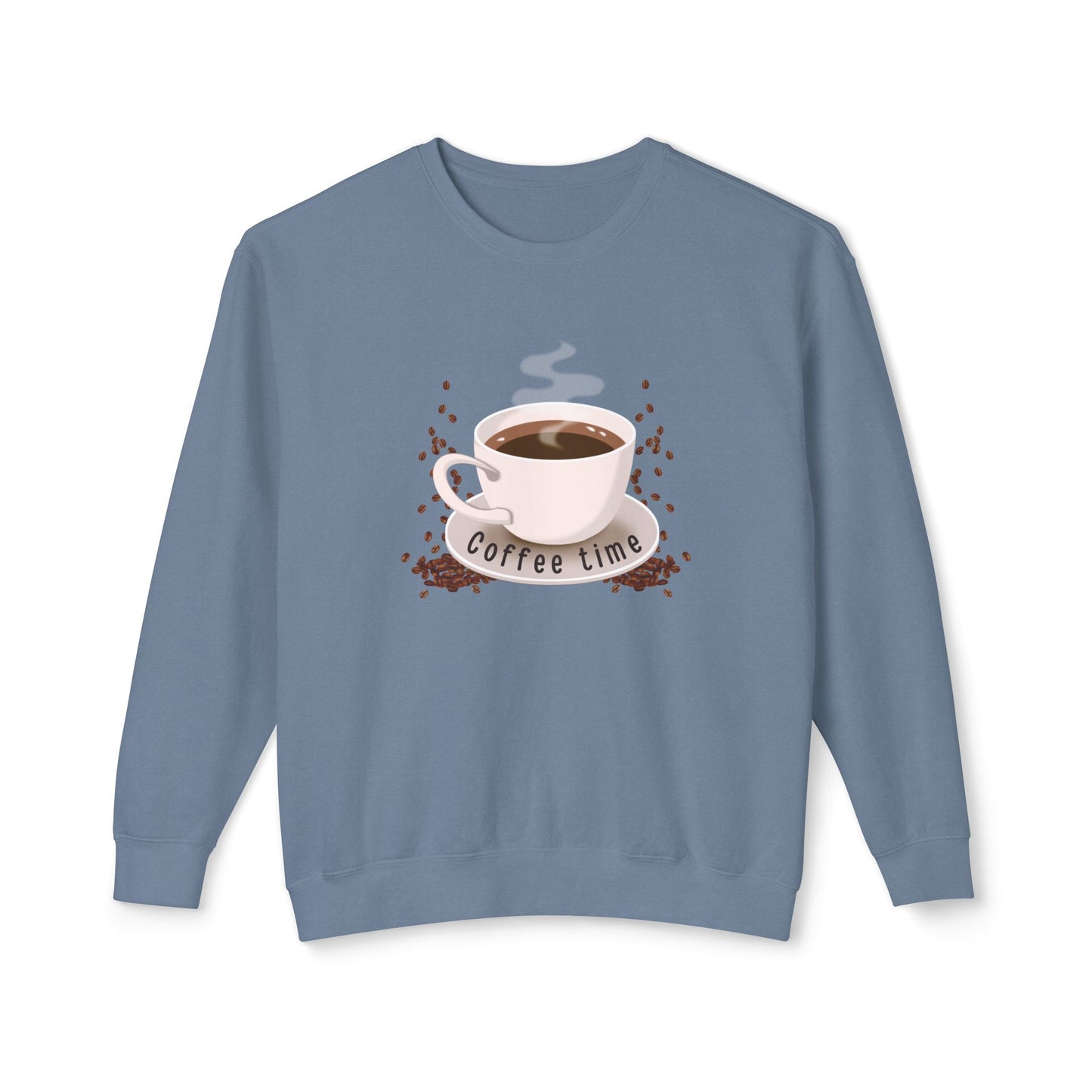 Coffee Time - Unisex Lightweight Crewneck Sweatshirt - 11289