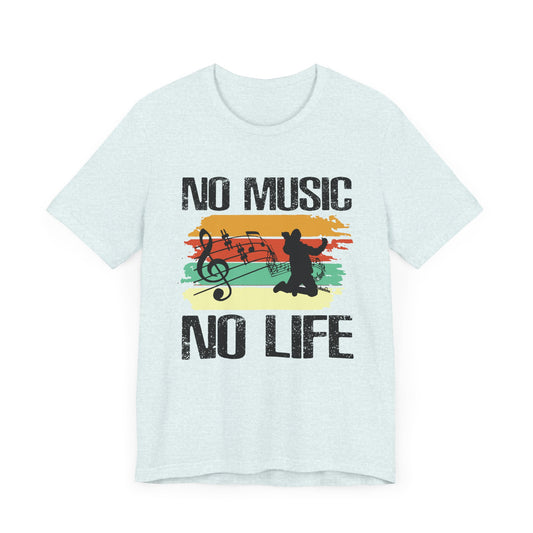 No Music No Life - Unisex Jersey Short Sleeve Tee - 11930