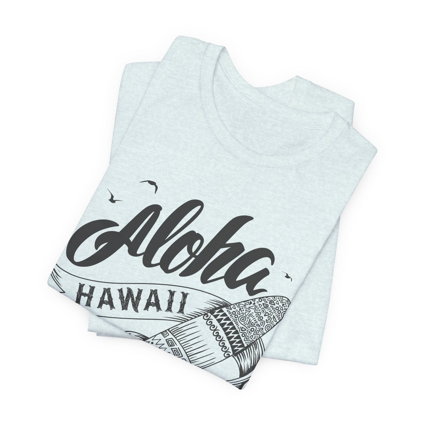 Aloha, Hawaii, Surf Rider - Unisex Jersey Short Sleeve Tee - 13181