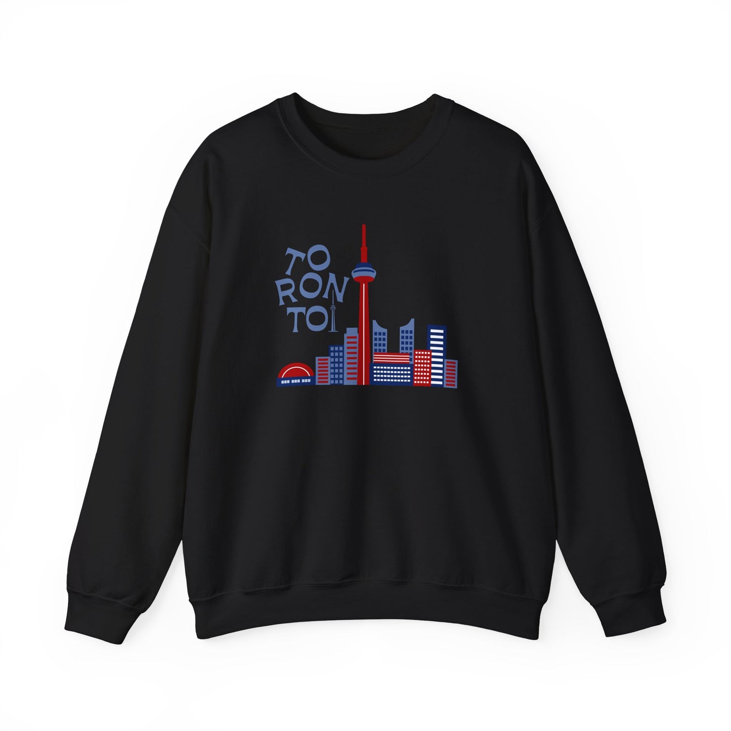 Toronto Skyline Unisex Crewneck Sweatshirt - Cozy Graphic Pullover - 12125