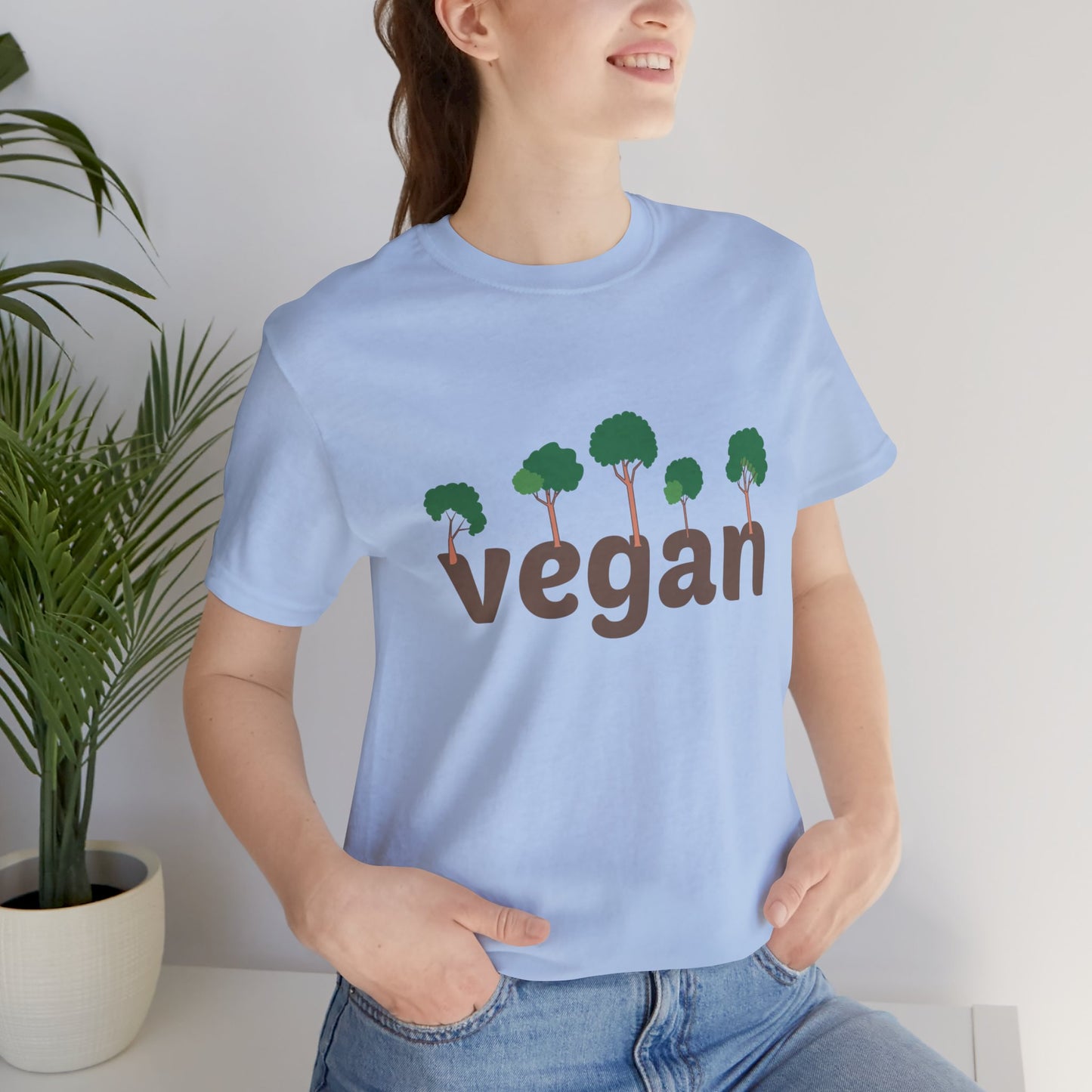 Vegan - Unisex Jersey Short Sleeve Tee