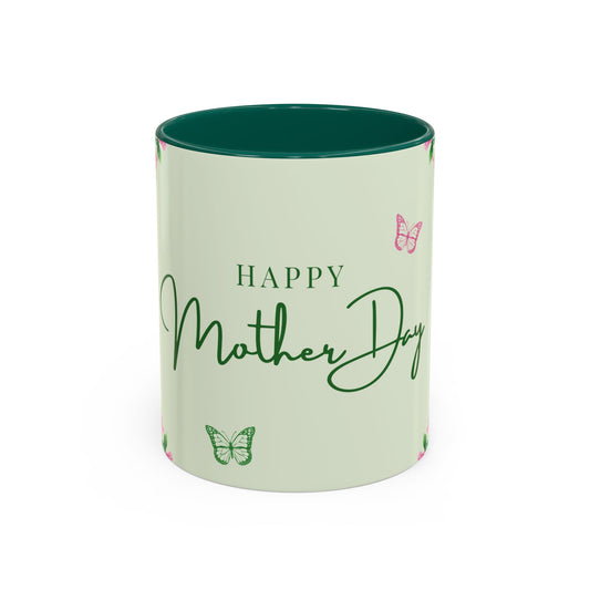 Happy Mother’s Day Colorful Mug - Floral Design, 11oz & 15oz - 11813