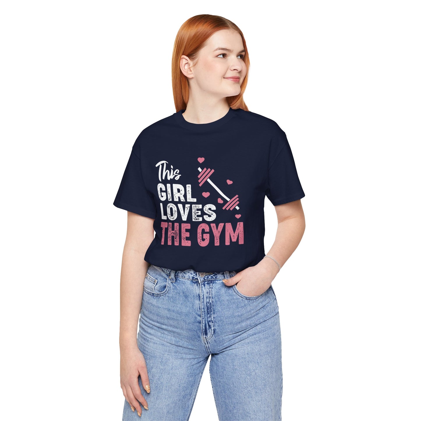 This Girl Loves The Gym - Unisex Jersey Short Sleeve Tee