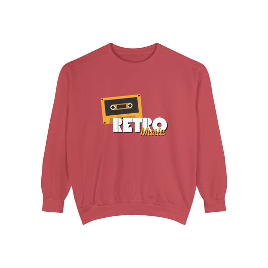 Retro Music - Unisex Garment-Dyed Sweatshirt - 10604