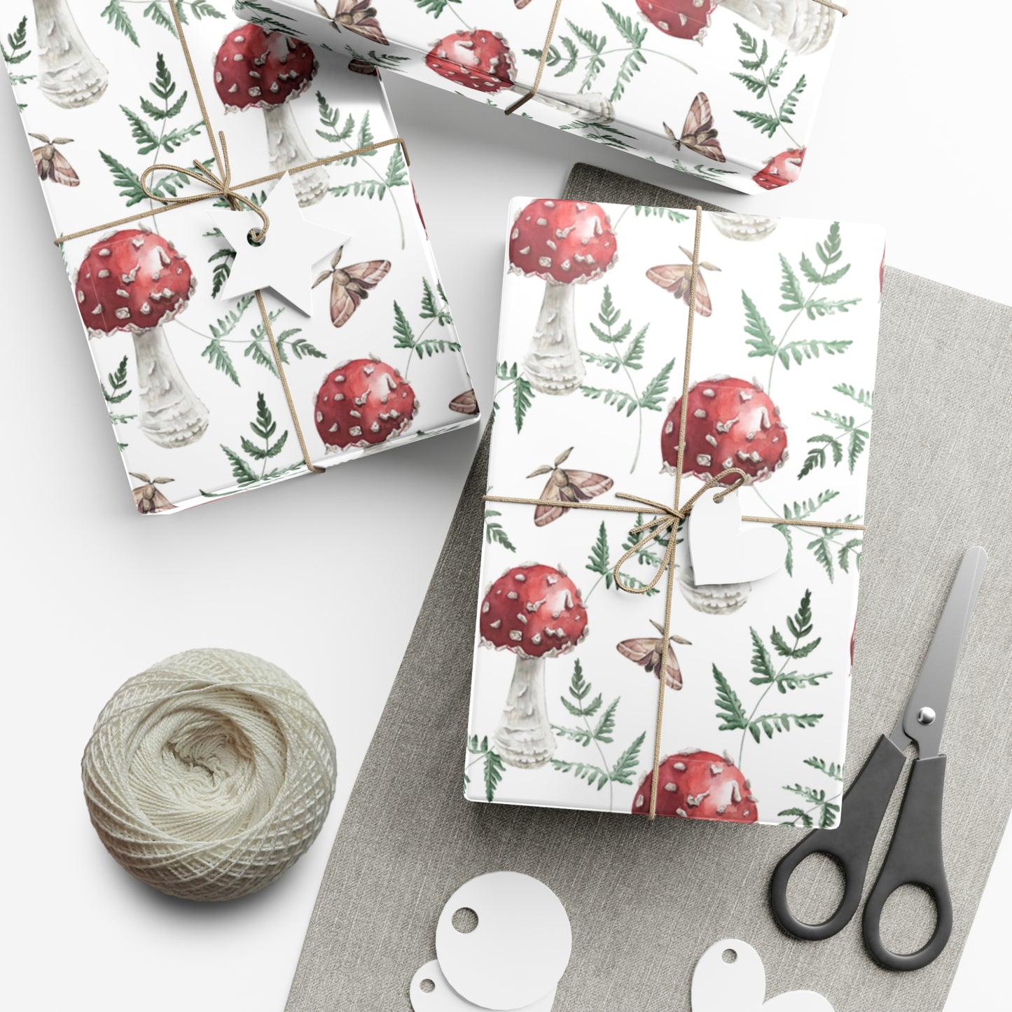 Red Mushroom - Gift Wrap Papers - 10242