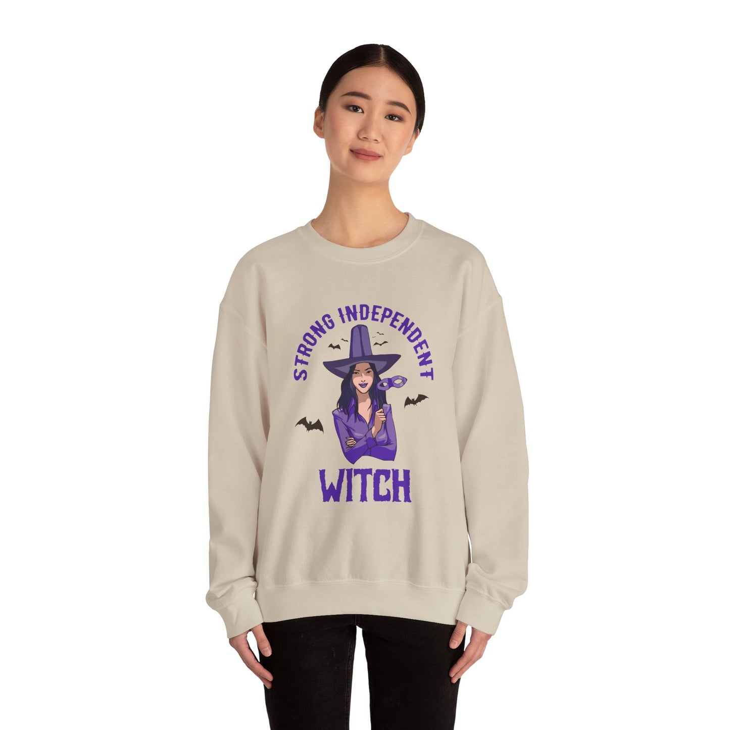 Strong Independent Witch - Unisex Heavy Blend™ Crewneck Sweatshirt - 13809