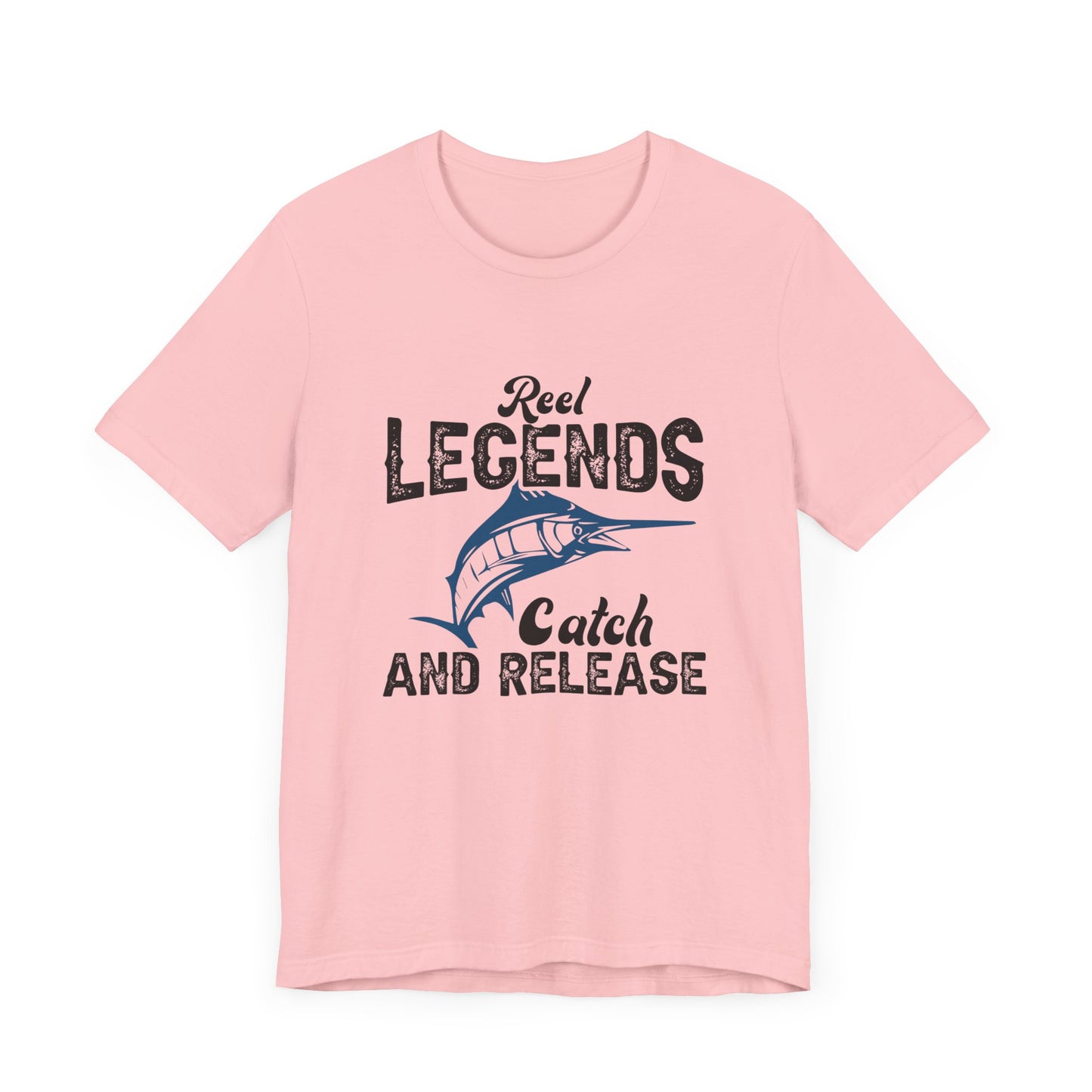 Fishing:  Reel Legends Catch & Release - Unisex Jersey Short Sleeve Tee