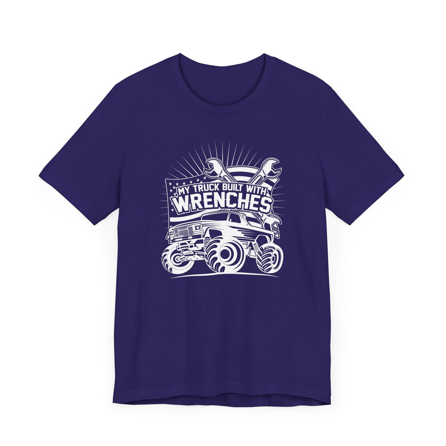 My Truck Built With Wrenches - Unisex Jersey Short Sleeve Tee