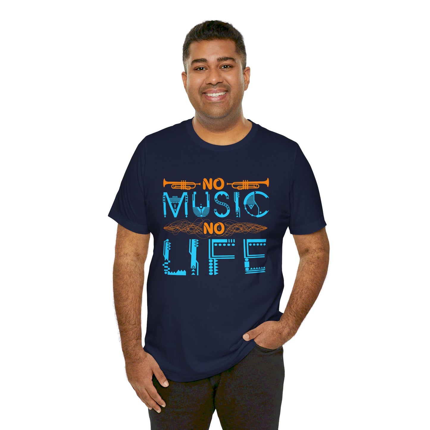 No Music No Life - Unisex Jersey Short Sleeve Tee