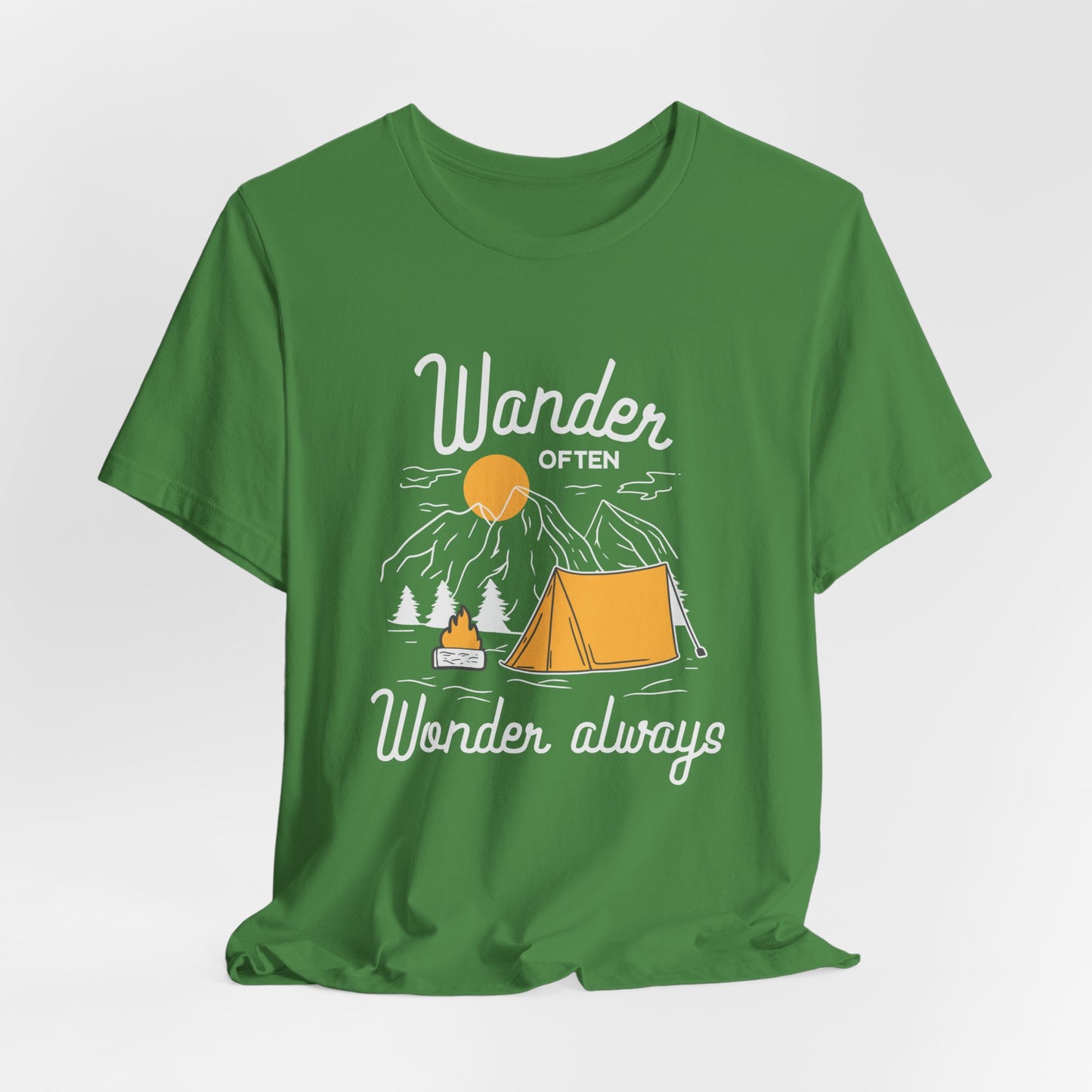 Wander Often Wonder Always - Unisex Jersey Short Sleeve Tee