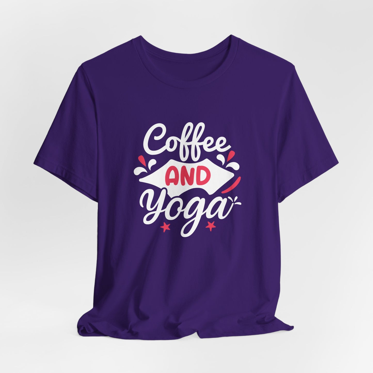 Coffee & Yoga - Unisex Jersey Short Sleeve Tee - 12412