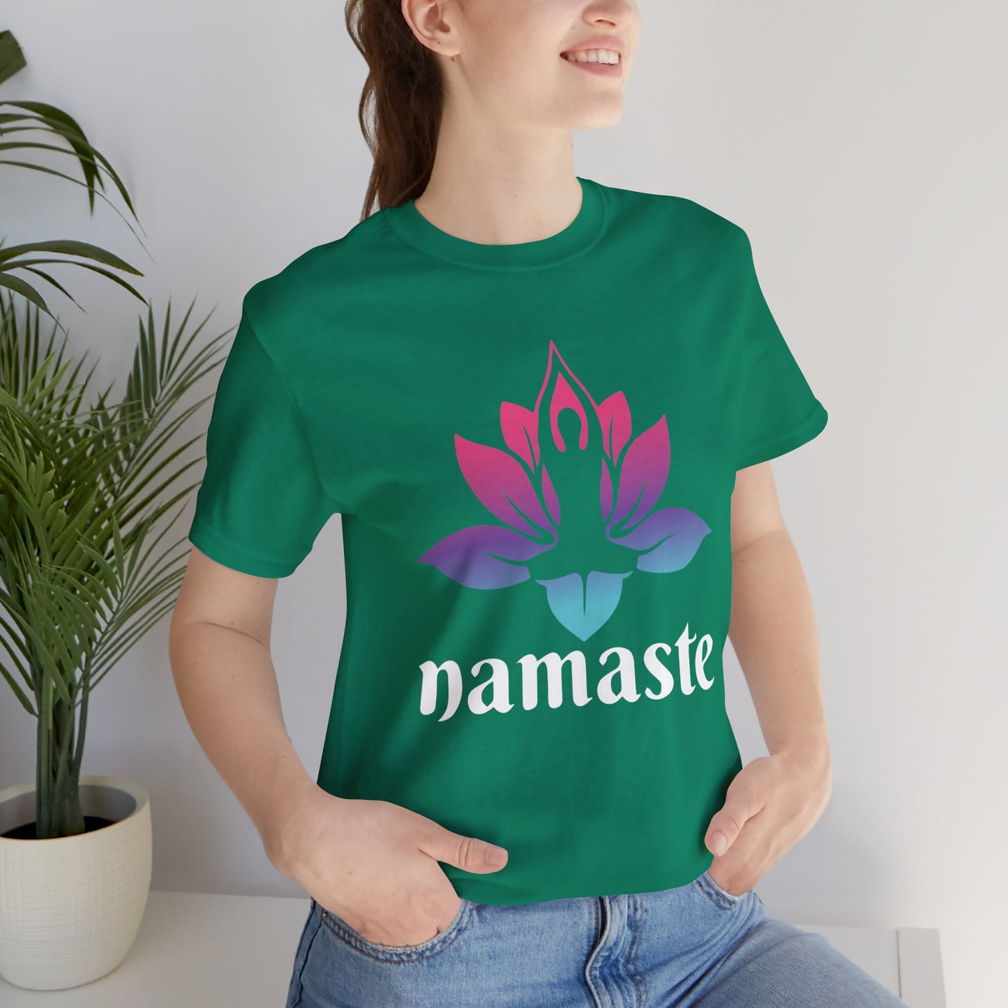 Yoga: Namaste - Unisex Jersey Short Sleeve Tee