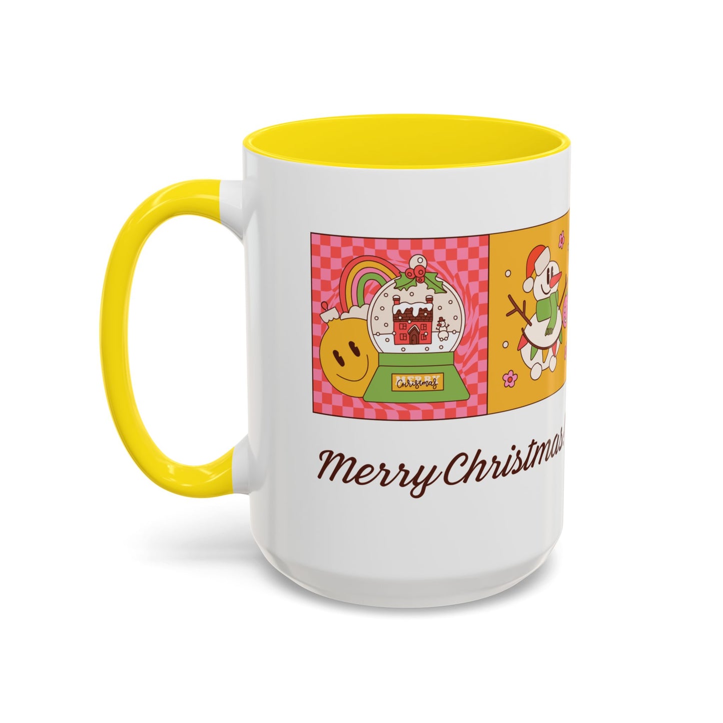 Merry Christmas - Accent Coffee Mug (11, 15oz) - 10916