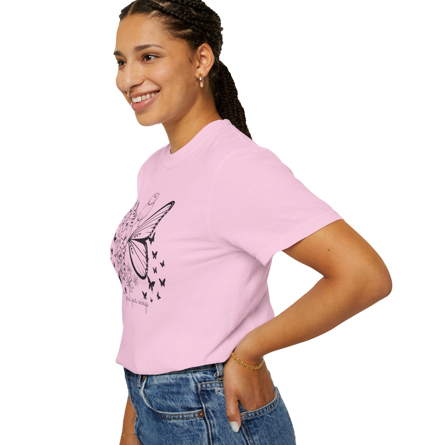 Butterfly, Embrace the Beauty of Nature - Unisex Garment-Dyed T-shirt - 10330